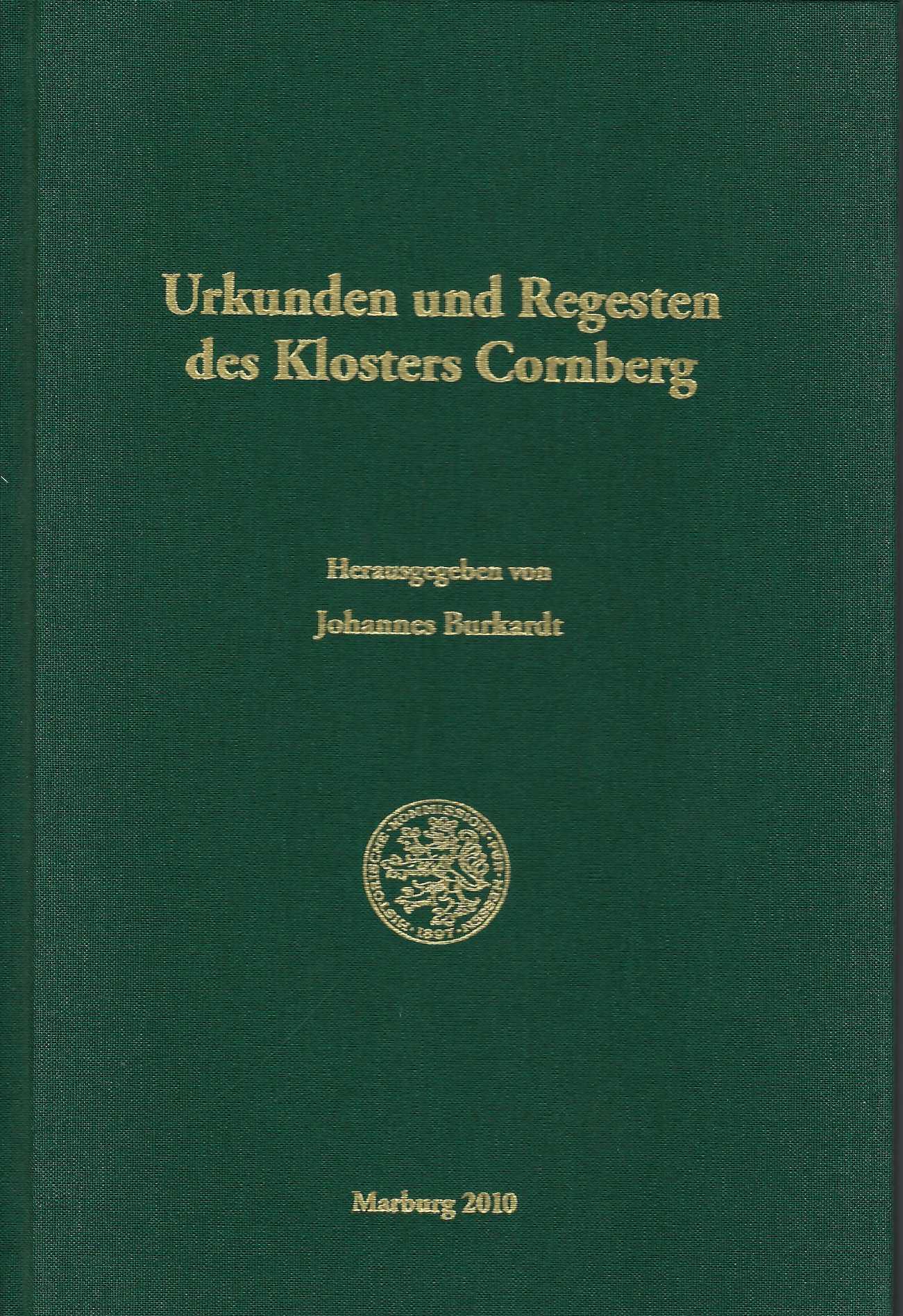 9. Bd. Urkunden und Regesten des Klosters Cornberg.